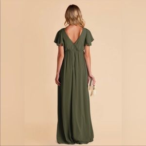 Birdy grey Hannah dress olive chiffon